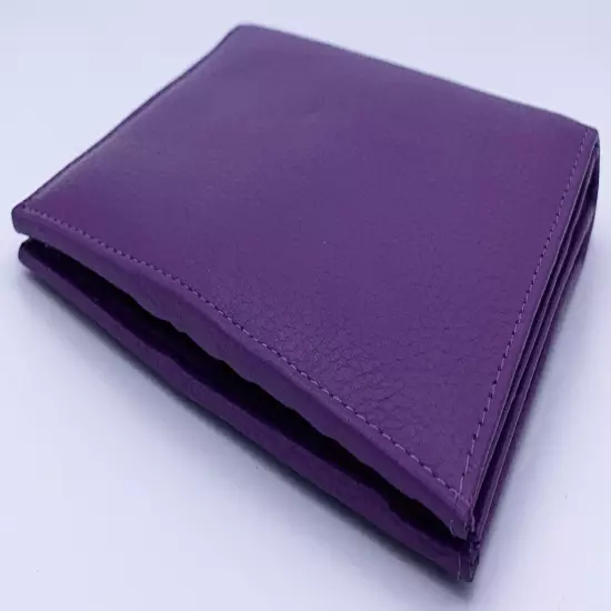 RFID Blocking Genuine Leather Travel Passport Wallet Holder