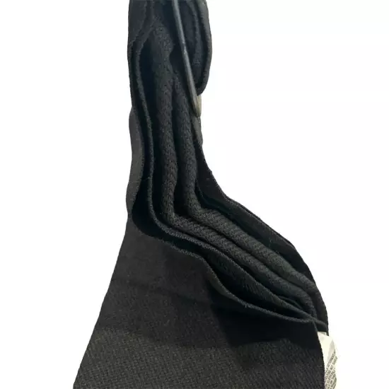 Uniqlo Scarf Unisex OS Black Winter Neck Warmer 71"x20" Solid Acrylic Wool NWT