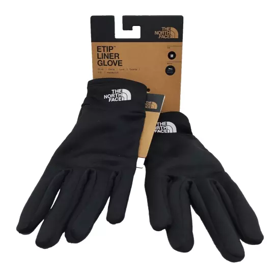 THE NORTH FACE Etip Liner Unisex Black Gloves TNF - Medium NWT