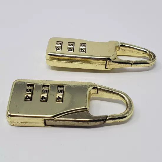 Destinations Locks 3-Dial Resettable Combination for Luggage Set of 2 - Vtg READ