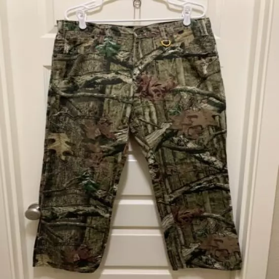 Mossy Oak Break Up Infinity Camo Jeans 36”X 34”Hunting Woods Good Condition