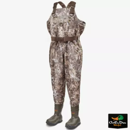 GATOR WADERS - MENS OMEGA INSULATED BREATHABLE CHEST WADERS - CAMO DUCK HUNTING