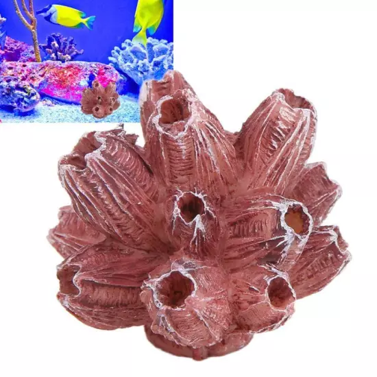 Vibrant Soft Coral Ornament for Aquarium Fish Tank Decor Natural Look