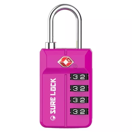 TSA Approved Travel Luggage Locks, Open Alert Combination Lock for School Off...