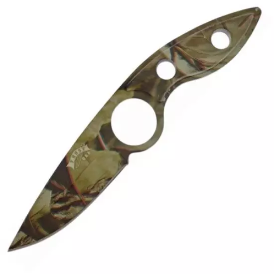 Frost Cutlery Talon Camo Fixed Knife 3" Stainless Steel Blade Aluminum Handle