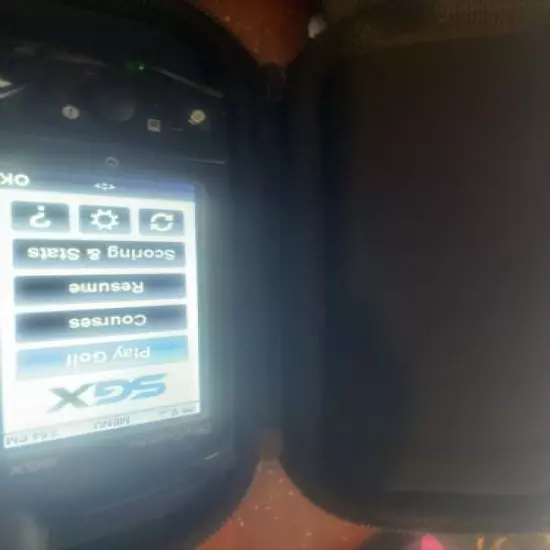 SkyCaddie SGX GPS Golf Course Rangefinder Sold As Is