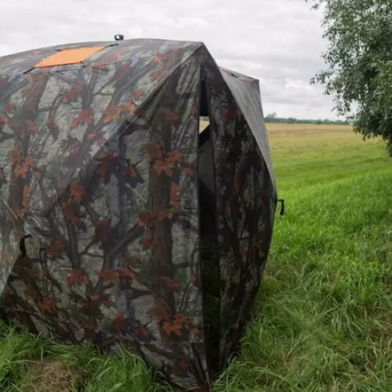 TA350BT Barronett Blinds 3-Person Tag Out Woodland Pop Up Hunt Ground Blind 