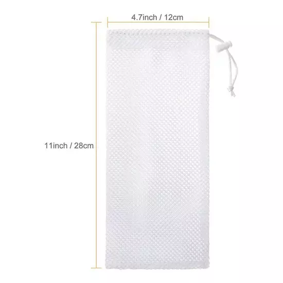 Thistle Seed Finch Feeder Bag Durable Hanging Mesh Sock with Drawstring Z9U5