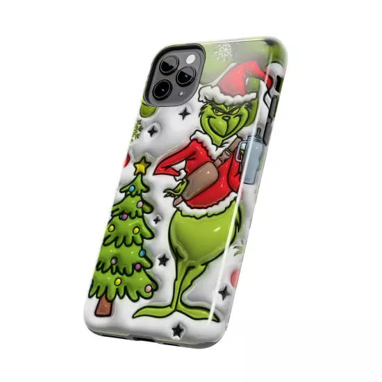 Grinch Tough Phone Cases Samsung S20 S21 S22 S23 Iphone 15 14 13 12 11