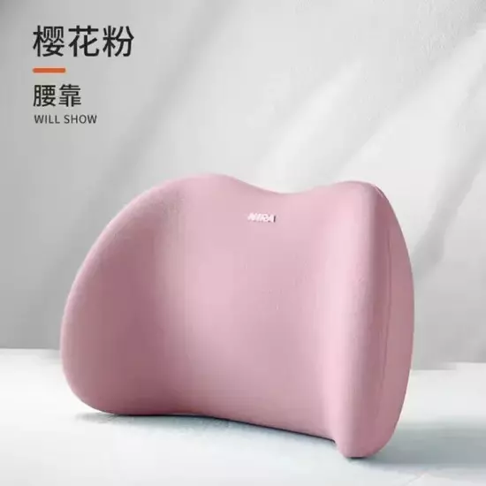 Car Headrest Neck Pillow Waist Cushion Seat Backrest Car Lumbar Waist Support