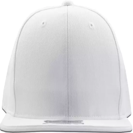 Premium Solid Fitted Cap Baseball Cap Hat, Flat Bill / Brim NEW