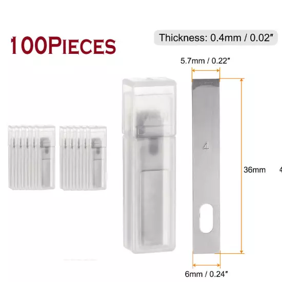 100/200/400Pcs Hobby Blades #4#11#16#17 Exacto Knife for x-Acto Tool Art Craft