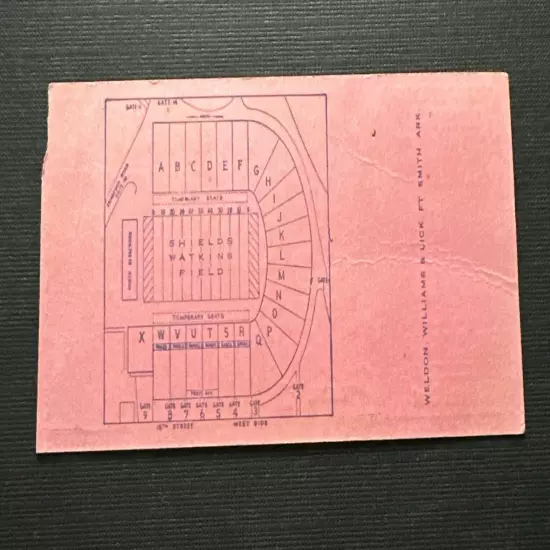 Vintage Rare 1952 Kentucky vs Tennessee Volunteers Football Game Ticket 11/22