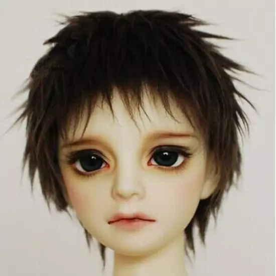 Handmade Toy 1/12 1/8 1/6 1/3 1/4 Doll Wig BJD/SD Doll Props Short Hair 1 Pcs