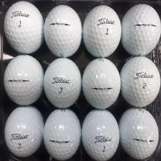 6 Dozen TITLEIST PROV1 5AAAAA+ MINT CONDITION GOLF BALLS 