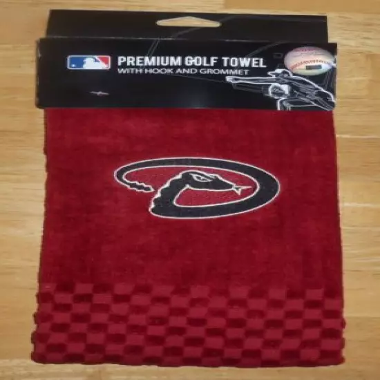 MLB Embroidered Tri-fold Towel - Arizona Diamondbacks Golf 