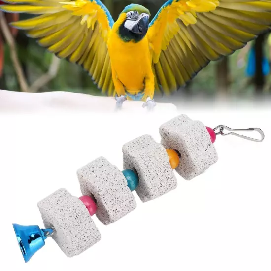 Bird Chewing Toys Bird Beak Grinding Stone for Parrots Hamsters and Other Small