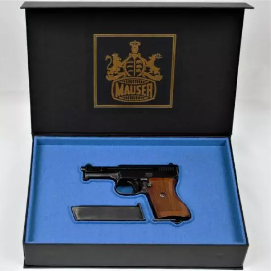 PISTOL GUN PRESENTATION CUSTOM DISPLAY CASE BOX for MAUSER m1910 / 34 6,35 mm 