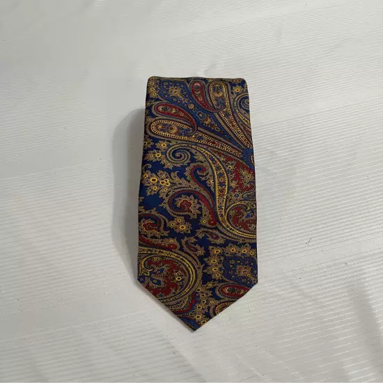 Seaward & Stearn London The English Silk Paisley Neck Tie