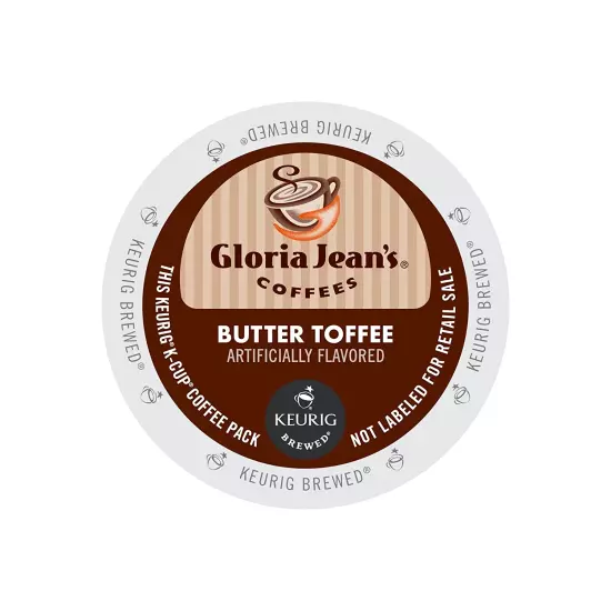 Coffee, Butter Toffee, K-Cup Portion Pack for Keurig K-Cup Brewer