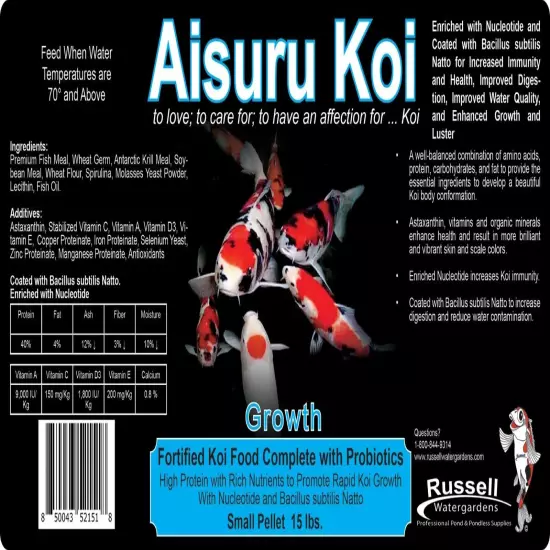 Aisuru Koi Growth Koi Food