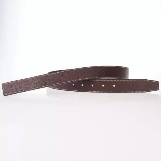 H full grain leather buckleless replacement strap for men and women 32mm wide