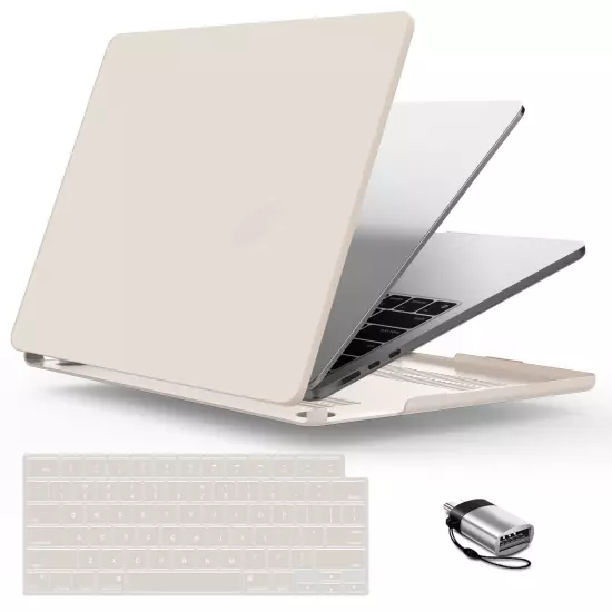 IBENZER 2024 2023 MacBook Air 15 inch case M3 A3114 M2 A2941 HardShell Case