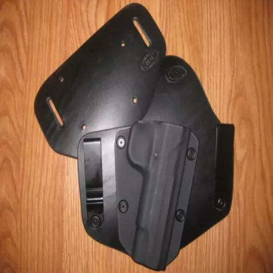 IWB/OWB combo Kydex/Leather Hybrid Holster with adjustable retention for Ruger