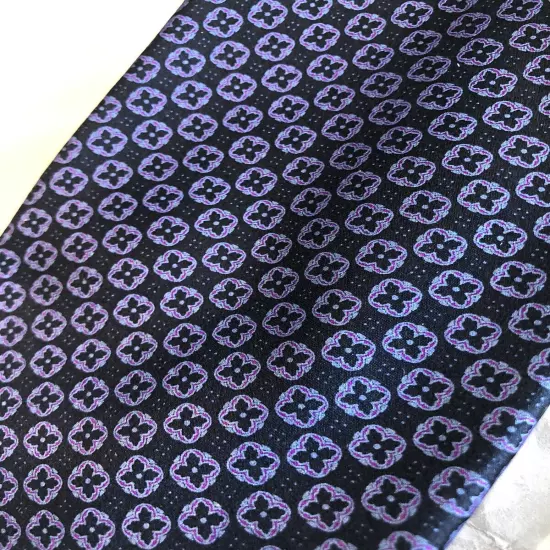 Brioni Blue Purple 100% Silk Tie Made In Italy