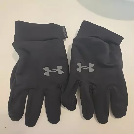 Under Armour Men's UA Storm Liner Gloves Touchscreen Black Sz L, M #B2-2