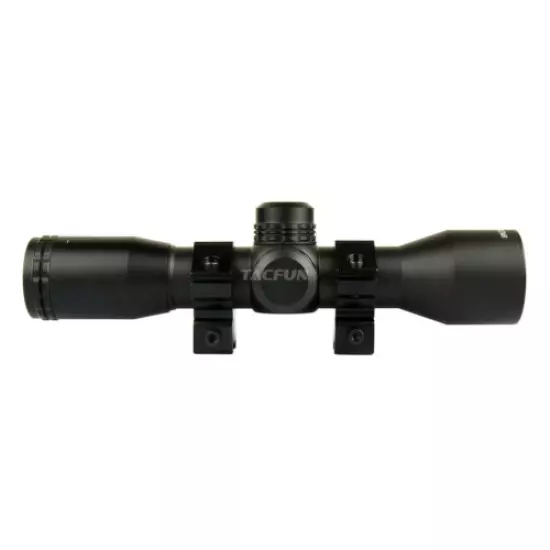 Kexuan 4X32 Compact Scope with Mil-Dot Reticle and 1" Dovetail Scope Rings