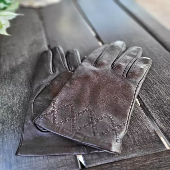 Nordstrom Leather Gloves (Size S)