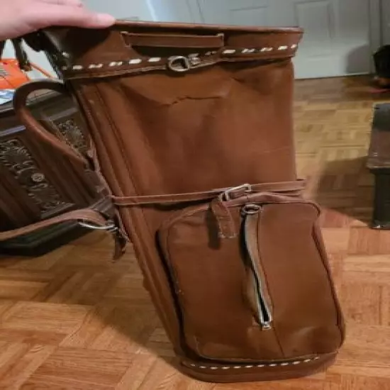 Vintage All Leather Golf Bag