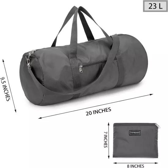 Duffel Bag 20-24-28 Inches Foldable Gym Bag for Men Women Duffle Bag Lightweight