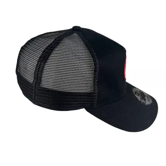 Gracie Barra New Era 9Forty Snapback Hat Adult Adjustable Mesh Black Trucker Cap