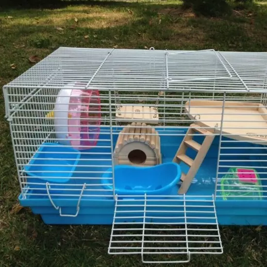 Bird Water Feeding Cup with Hooks Pet Cage Cup for Chinchilla