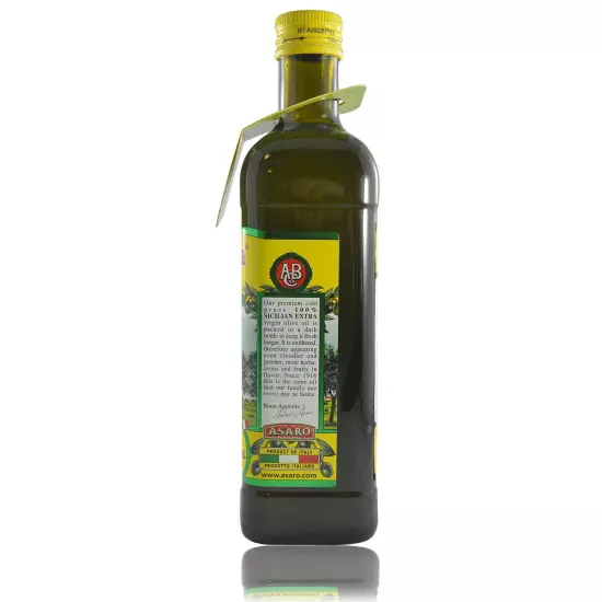 Partanna Organic Unfiltered Extra Virgin Olive Oil, 25.5 Fl Oz