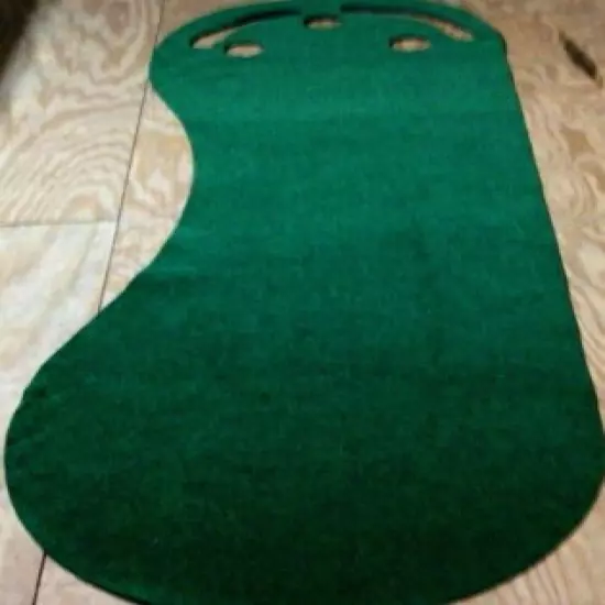 Indoor/Outdoor Green Golf Practice Mat ..