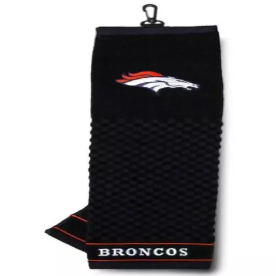 NFL Embroidered Tri-fold Towel - Denver Broncos Golf 