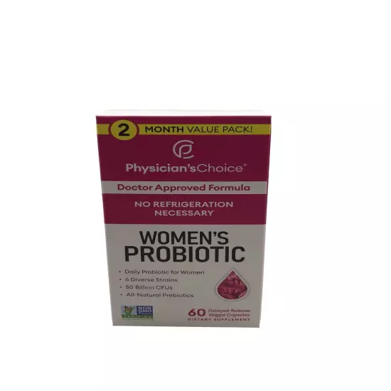 Physician's Choice Women's Probiotic 60 Delayed Release Capsules Exp 03/26/2026