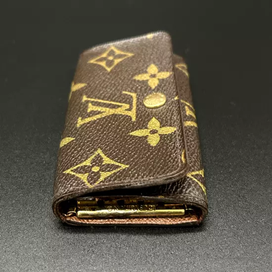 LOUIS VUITTON Monogram Multicles 4 Four Hooks Key Case M62631 Authentic