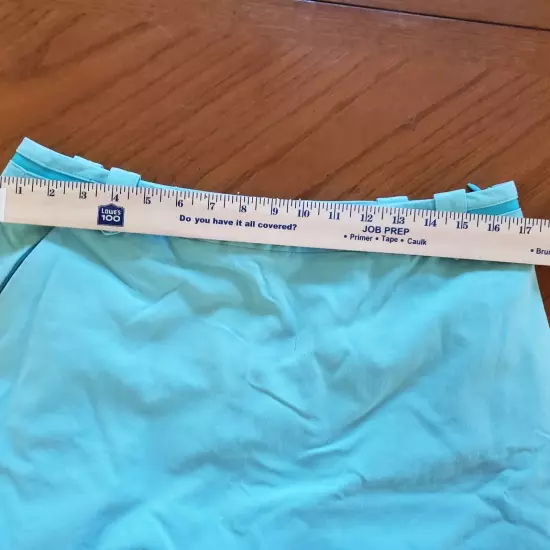 Women’s Tehama Nancy Haley Nylon Golf Skirt/Skort sz 10 Aqua