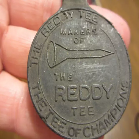 Antique Golf Tee Circa 1915 by REDDY Tee MANHATTAN Reusable Rubber Tee USA Made 