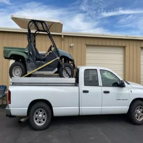 RAZOR LOADER FOR PICKUP TRUCK WITH IN BED STORAGE AND PULL AN RV