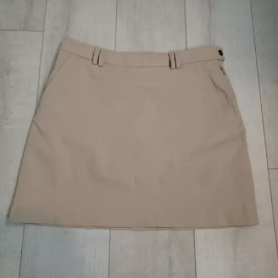 Women's Kjus Ikala Khaki Regular Fit Skort skitrt Size 40/L n5