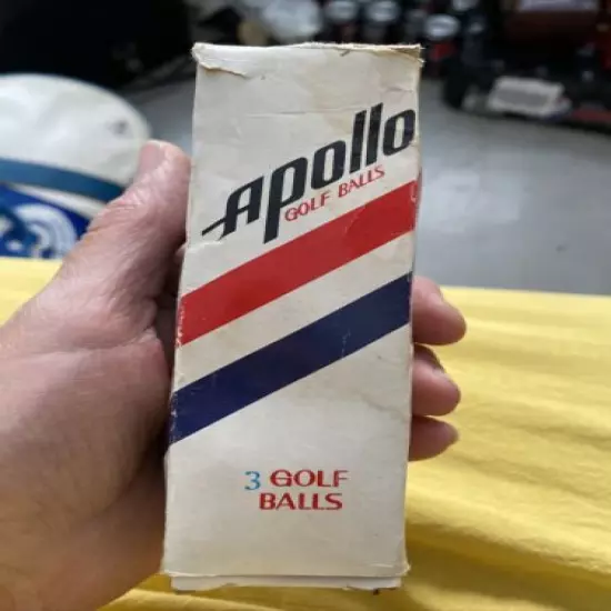 Vintage Appllo golf balls x3 boxed unused 