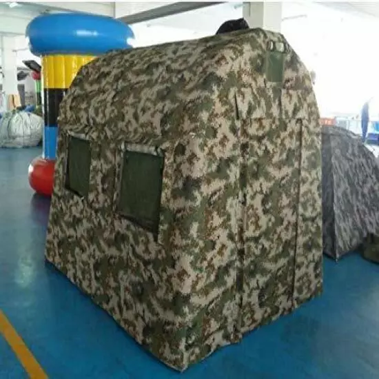 AIR TIGHT Inflatable Camping Duck Blind Ice Fishing Hunting Shanty Tent 