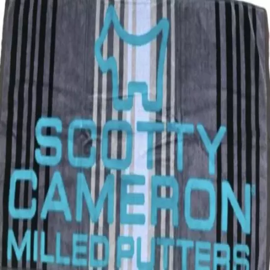 Lot of 2 NWT SCOTTY CAMERON GALLERY Serape Dog & Surf Stripe Players Towels