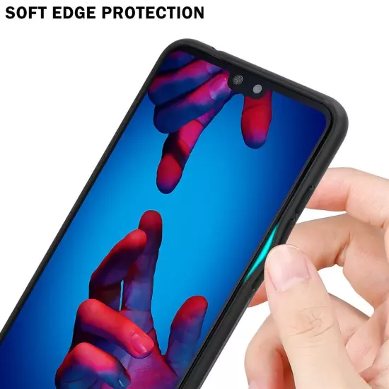 Case for Huawei P20 Phone Cover TPU Silicone Tempered Glas