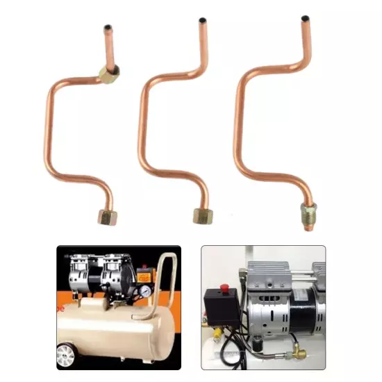 Sturdy Copper plated Aluminum Air Compressor Exhaust Tube for Longevity